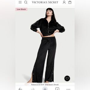 Victorias Secret Velour Diamanté Lounge pants small